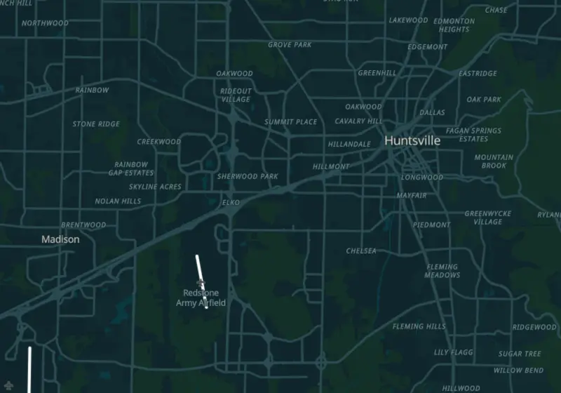 Map showing Millar Functional Medicine in Huntsville, AL and nearby listed clinics