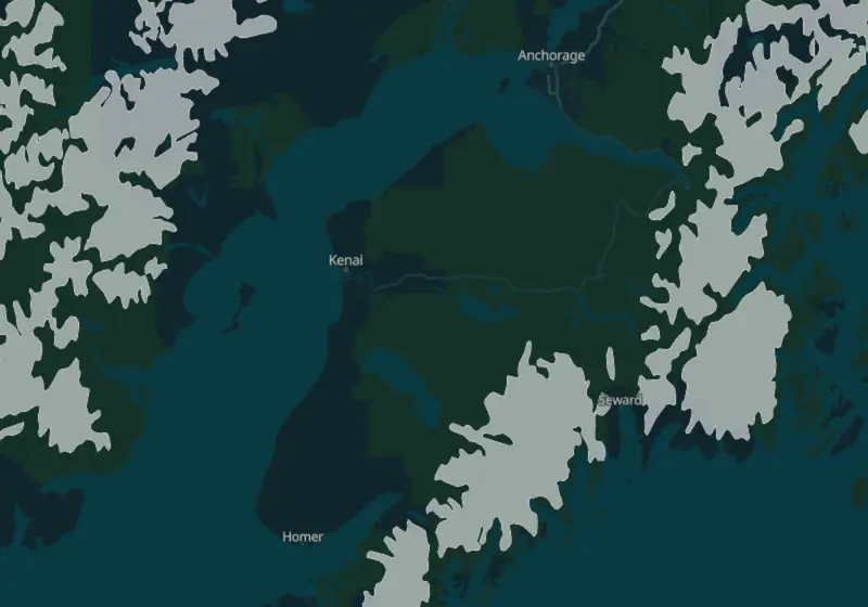 Map showing Anchorage Bariatrics in Anchorage, AK and nearby listed clinics