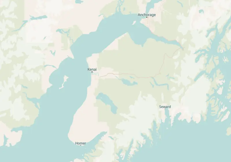 Map showing Anchorage Bariatrics in Anchorage, AK and nearby listed clinics