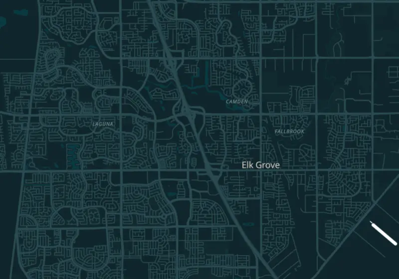 Map showing Weight 2 Lose Wellness Clinic in Elk Grove, CA and nearby listed clinics
