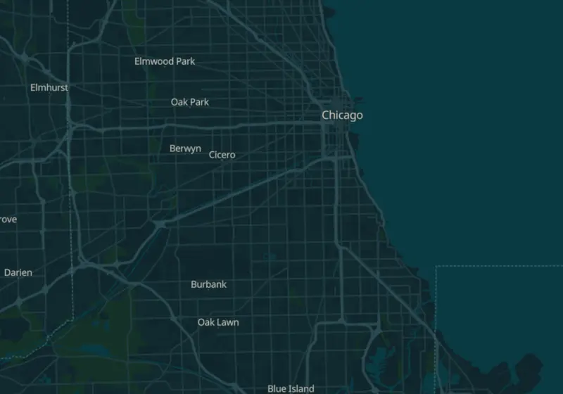 Map of Chicago, IL with 24 verified clinic locations