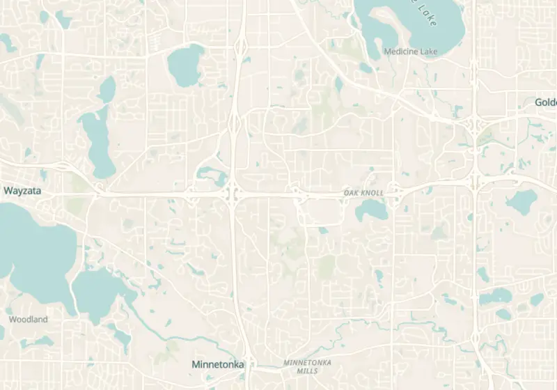 Map showing Minnetonka Weight Loss in Minnetonka, MN and nearby listed clinics