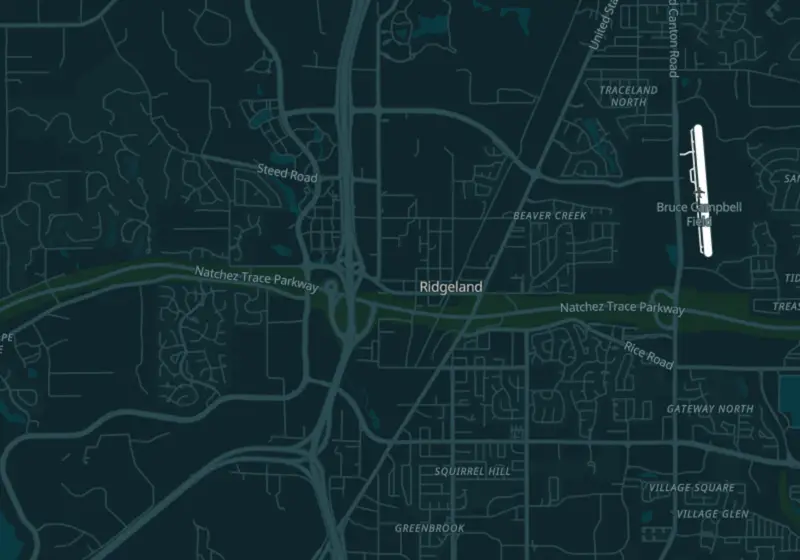 Map of Ridgeland, MS with 3 verified clinic locations