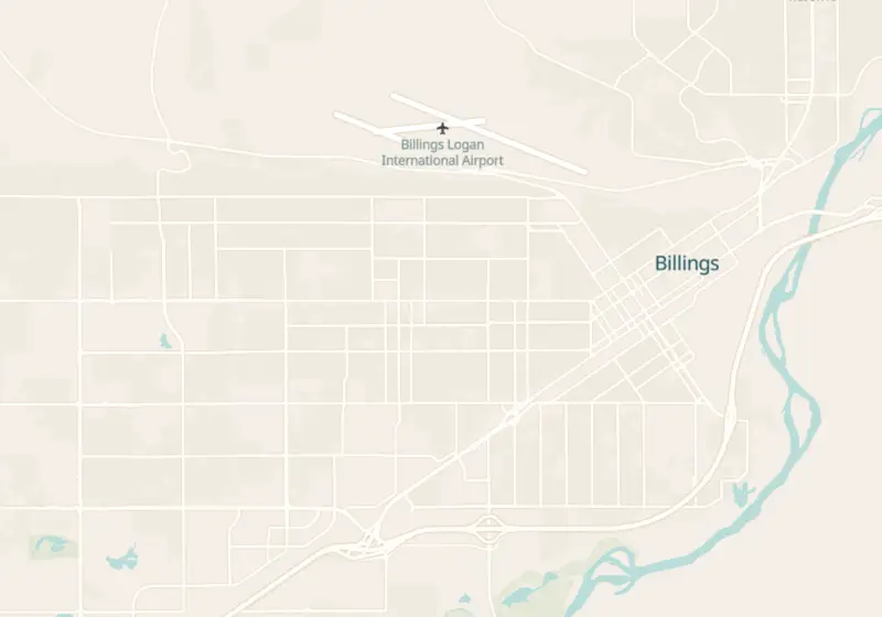 Map of Billings, MT with 20 verified clinic locations