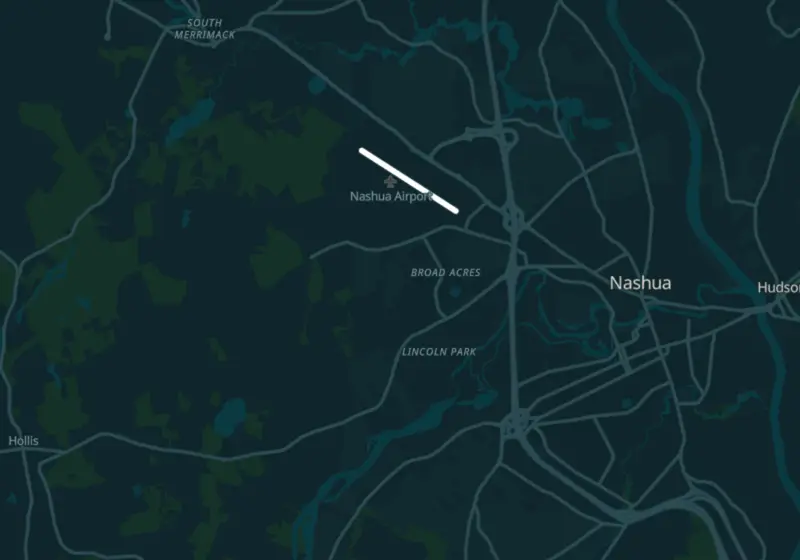 Map showing UBTRIM, LLC in Nashua, NH and nearby listed clinics