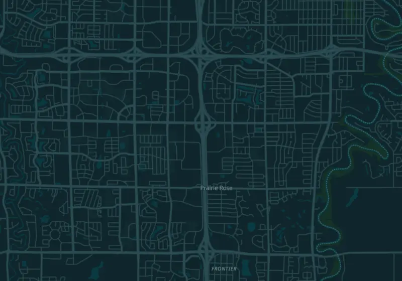 Map showing Prime IV Hydration & Wellness - Fargo in Fargo, ND and nearby listed clinics