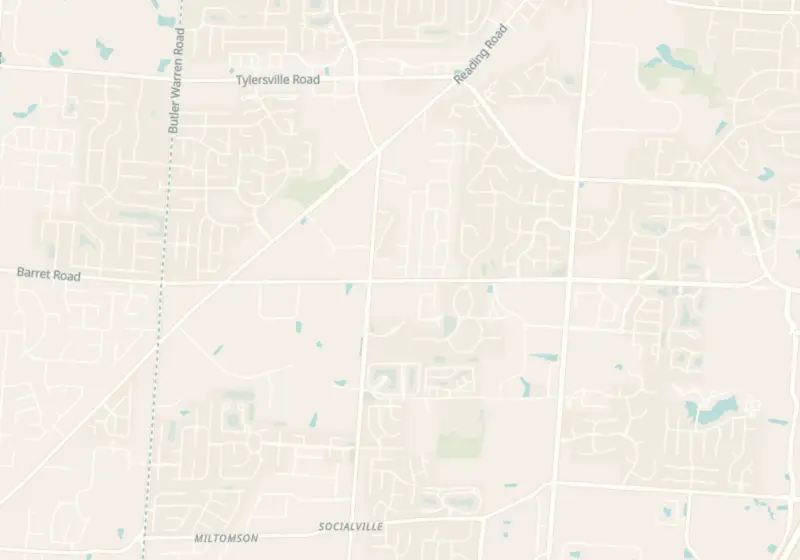 Map of Mason, OH with 3 verified clinic locations