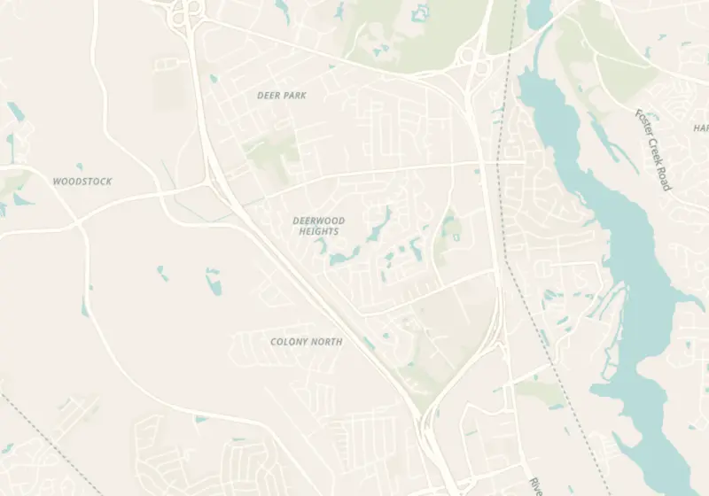 Map of North Charleston, SC with 4 verified clinic locations