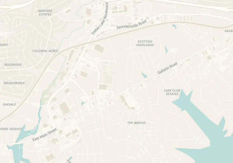 Map showing Genesis Lifestyle Medicine in Hendersonville, TN and nearby listed clinics