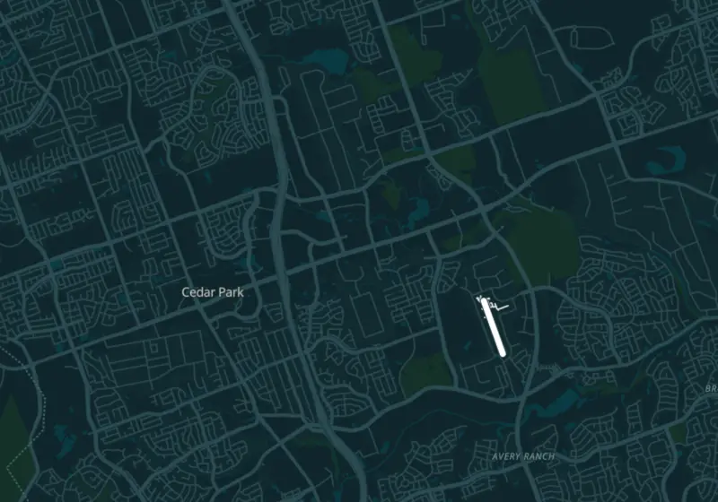 Map showing Restore Hyper Wellness in Cedar Park, TX and nearby listed clinics