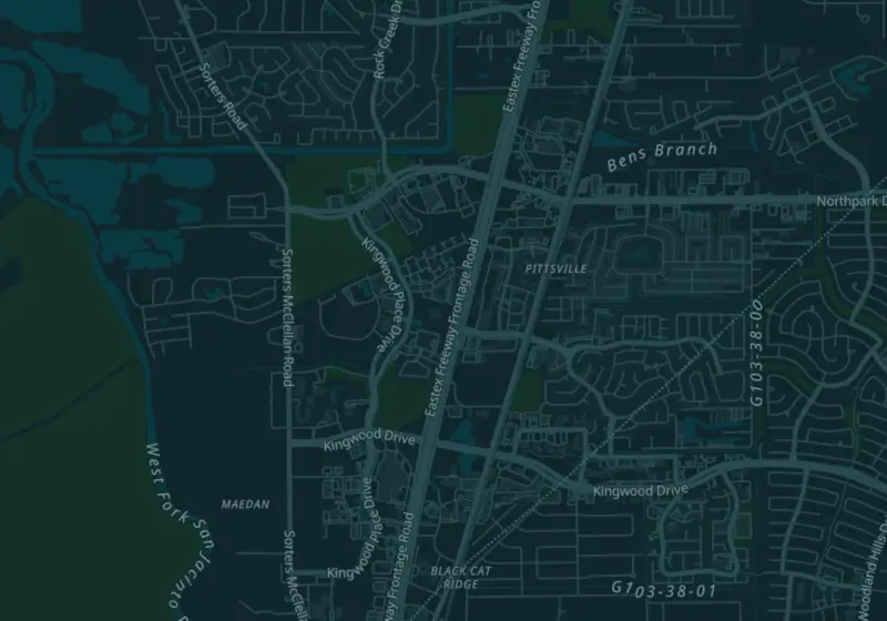 Map showing Alim Wellness Clinic in Kingwood, TX and nearby listed clinics