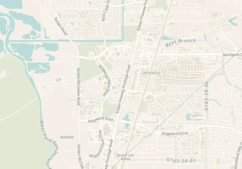 Map showing Alim Wellness Clinic in Kingwood, TX and nearby listed clinics