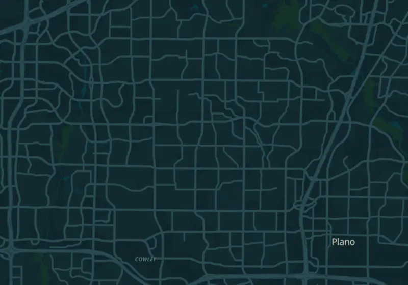 Map of Plano, TX with 8 verified clinic locations