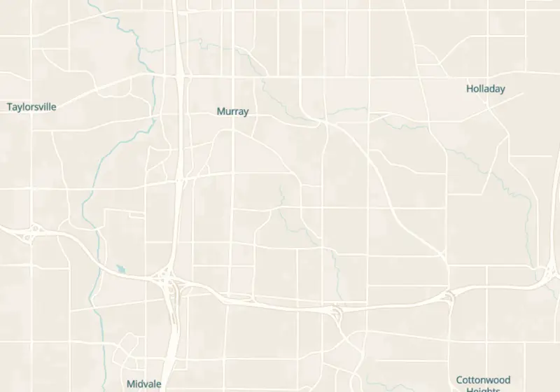 Map of Murray, UT with 3 verified clinic locations