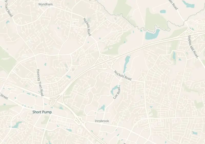 Map of Glen Allen, VA with 7 verified clinic locations
