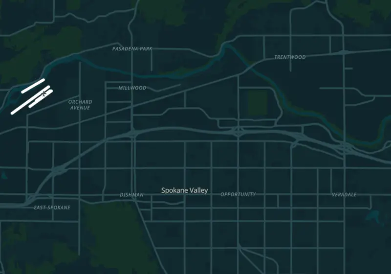 Map showing Stryker Optimal Health & Wellness in Spokane Valley, WA and nearby listed clinics
