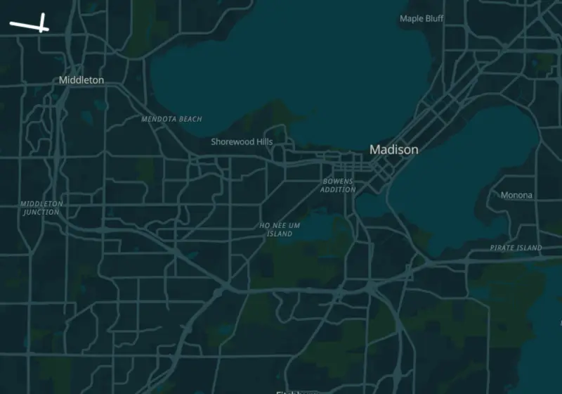Map of Madison, WI with 12 verified clinic locations